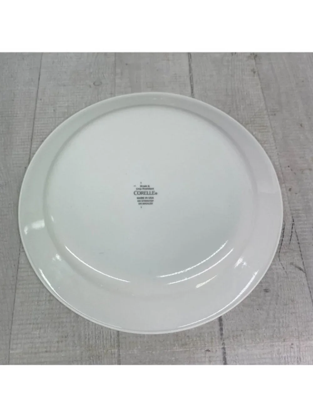 Corelle Red APPLE Hedgehog Break Chip Resistant Green Woven Lunch Plates Set 4
